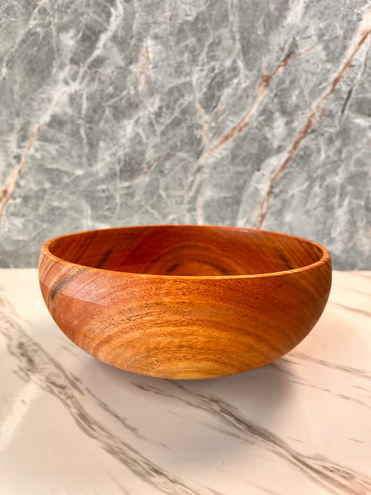 A wobbly bowl made of eucalyptus