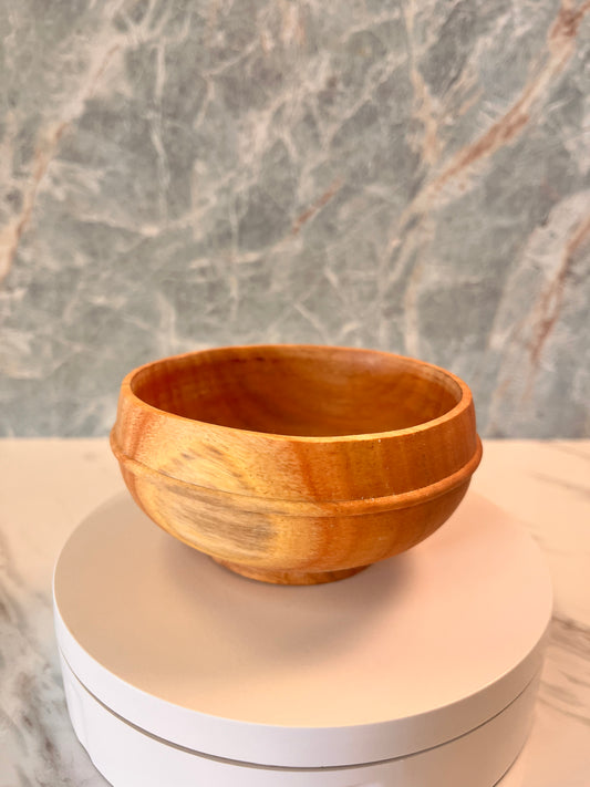 4" x 2" beaded eucalyptus bowl