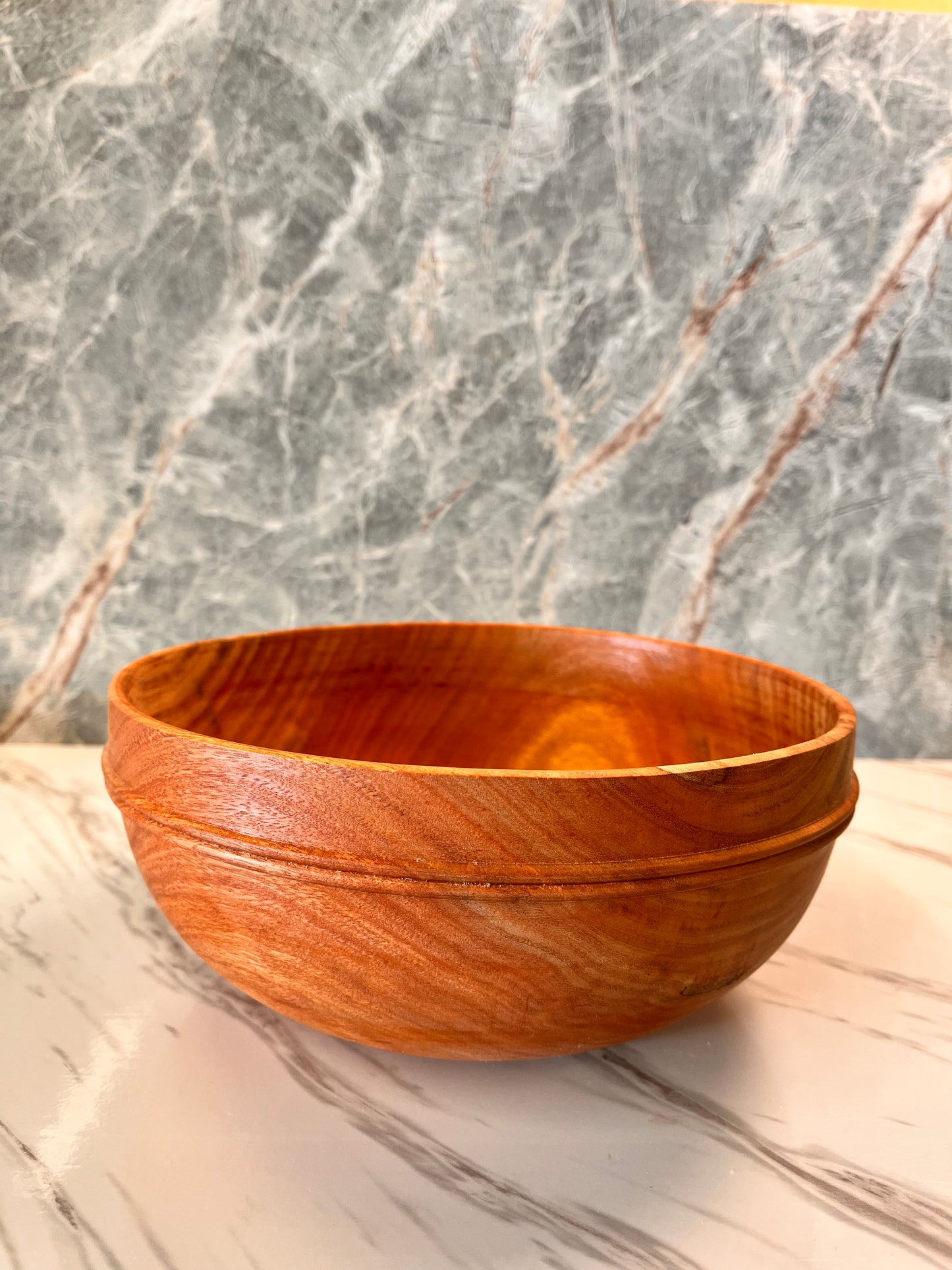 eucalyptus bowl with two beads